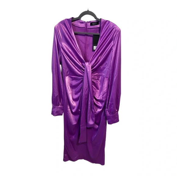 NWT |  Akira | On Glow Purple V-Neck Maxi Dress | Size 1X - Picture 1 of 8